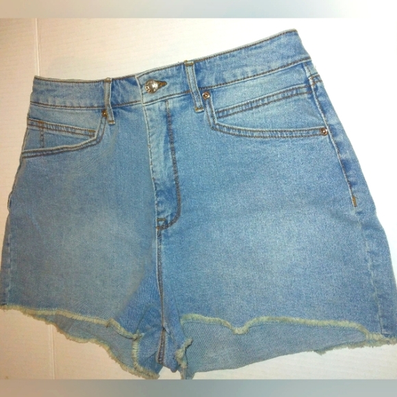 NWOT☆Juniors/Women's "SCOOP" High Waist Super Stretch Raw Hem Denim Mom Jeans☆ - Picture 7 of 11